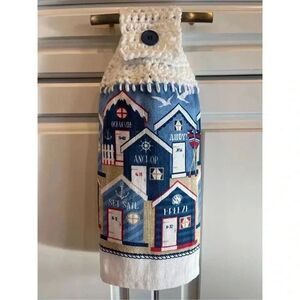 Crochet Top Kitchen Towel- Seaside